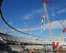 Construction of London 2012 Olympic Arena